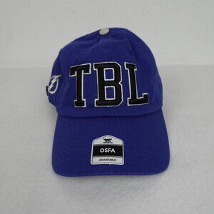 Tampa Bay Lightning NHL Hockey Team TBL Blue Baseball Hat Cap Men's Size OS NEW
